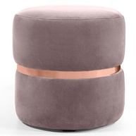 Puff Rosê Veludo: Conforto e Elegância - imagem 1