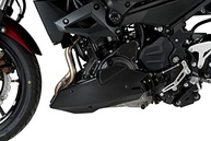 Spoiler de Motor Puig para Kawasaki Z400 (2019-2020) - Proteção e Estilo Matt Preto - imagem 2