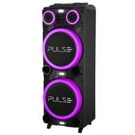 Caixa de Som Torre Pulse Double 12" 2700W RMS Bluetooth SP516: Graves Potentes e Luzes LED! - imagem 4