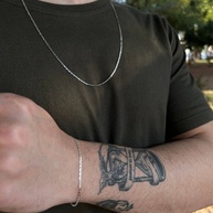 Kit Prata 925: Corrente 60cm + Pulseira - imagem 2