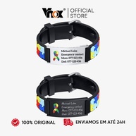 Pulseira Autismo: Segurança e Info. Médica - imagem 1