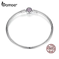 Pulseira Bamoer Prata 925: Elegância e Amor - imagem 1