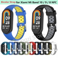 Pulseira Bicolor Mi Band 8 9 10: Estilo e Conforto! - imagem 1