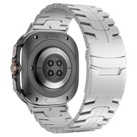 BOVIPO Pulseira de titânio compatível com Samsung Galaxy Watch 7 Ultra de 47 mm, pulseira de metal robusta de substituição sólida masculina - imagem 1