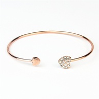 Pulseira Coração Diamante: Elegância Coreana - imagem 1