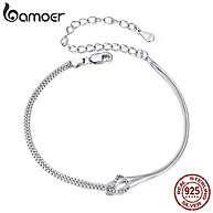 Pulseira Cruz Bamoer 925: Elegância em Prata - imagem 1