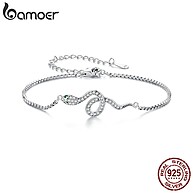 Pulseira de Cobra Prata 925 Bamoer – Elegância e Sorte - imagem 1