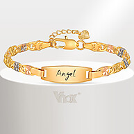 Pulseira de Identificação Infantil VNox: Nome Personalizado - imagem 1