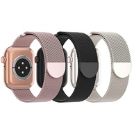 Pulseira de Metal de Malha Steezrd, Aço inoxidável, Magnética, Compatível com Apple Watch Ultra/2 Séries 10/9/8/SE/7/6/5/4/3/2/1 de 38, 40, 41, 42, 44, 45, 46, 49 mm, Unissex, 3 Unidades - imagem 2