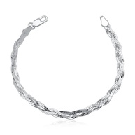 Pulseira de Prata 925 Trançada: Elegância Atemporal - imagem 1