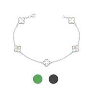 Pulseira de Trevo em Prata 925: Sorte e Elegância - imagem 1