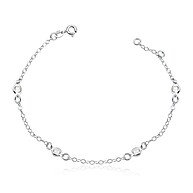 Pulseira Feminina Prata 925 com Zircônias Brilhantes - imagem 1