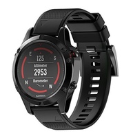For Garmin Pulseira de relógio Fenix5/Fenix 5 Plus/Forerunner 935, pulseiras de silicone macio de 22 mm de largura para Garmin Fenix 5/的 Plus HSTNN-935 - imagem 4