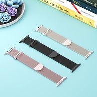 Pulseira de Metal de Malha Steezrd, Aço inoxidável, Magnética, Compatível com Apple Watch Ultra/2 Séries 10/9/8/SE/7/6/5/4/3/2/1 de 38, 40, 41, 42, 44, 45, 46, 49 mm, Unissex, 3 Unidades - imagem 3