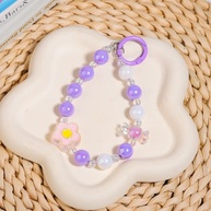Pulseira Charmosa para Celular: Flores e Laço! - imagem 4