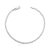 Pulseira Masculina Prata 925 Grumet 3mm – Elegância Atemporal - imagem 1
