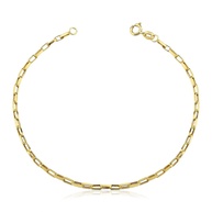 Pulseira Ouro 18k Elo Alongado: Elegância em Promoção - imagem 1