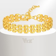 Pulseira Ouro 18k Feminina: Elegância Ajustável - imagem 1