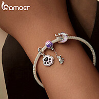 Charme de Gato Fofo Prata 925 - Pingente para Pulseira - imagem 2