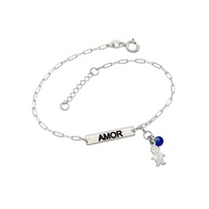 Pulseira Prata 925 Amor e Menino: Elegância e Carinho - imagem 1