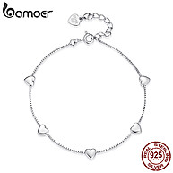 Pulseira Prata 925 Bamoer: Amor e Elegância - imagem 1