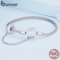 Pulseira Prata 925 Bamoer: Elegância Simples - imagem 1