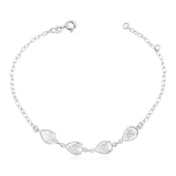 Pulseira Prata 925 Gotas: Elegância que Brilha ✨ - imagem 1