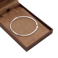 Pulseira Prata 925 Veneziana: Elegância Masculina - imagem 1