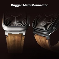 Bouixel Pulseira de couro genuíno de grão superior compatível com Apple Watch Ultra 3 de 49 mm, 46 mm, 45 mm, 44 mm e 42 mm, pulseira de metal resistente para Apple Watch Ultra 2/1 séries 11 10 9 8 7 - imagem 4
