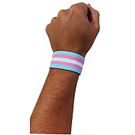Pulseira Trans: Estilo e Cores Vibrantes 🌈 - imagem 1