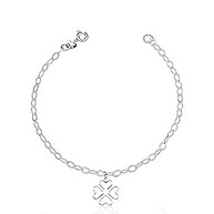 Pulseira Trevo da Sorte Prata 925: Atraia Boa Sorte! - imagem 1