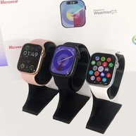 Smartwatch Microwear W99+ Pro AMOLED 45mm: NFC, GPS, ChatGPT e 3 Pulseiras (Branco/Prata) - imagem 3
