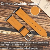 Gomvadr Pulseiras de couro vintage compatíveis com Apple Watch Ultra 2/1, SE SE2, séries 9, 8, 7, 6, 5, 4, 3, 2 e 1 de 38 mm, 40 mm, 41 mm, 42 mm, 44 mm, 45 mm, 4, 3, 2 e 1 - imagem 5