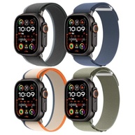 Pacote com 4 pulseiras de nylon compatíveis com Apple Watch Ultra 2/Ultra. Pulseiras masculinas de 49 mm, 46 mm, 45 mm e 44 mm, esportivas respiráveis para Apple Watch séries 10, 9, 8, 7, 6, SE, 5, 4, - imagem 2