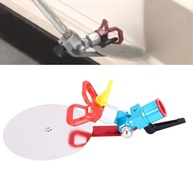 Guia do pulverizador de tinta sem ar munefe, guia de spray, spray de tinta sem ar de alta pressão com defletor para pulverizador de tinta sem ar (5000psi) - imagem 4