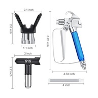 Pistola Pulverizadora de Tinta Sem Ar 3600 PSI com 5 Bicos e Filtros - Alta Performance para Pintura Profissional - imagem 3