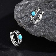 punk-design-e-azul-zirconia-vintage-masculinos-brincos