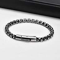 Pulseira Masculina Vnox 6mm: Aço Inox Punk - imagem 2