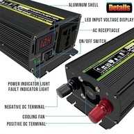 Inversor Onda Senoidal Pura 6000W 12V/24V/48V/60V para 220V: Energia Confiável para Casa, Carro e Sistema Solar - imagem 4