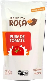 Kit 2X: Purê de Tomate Orgânico Bendita Roça 200g - imagem 1