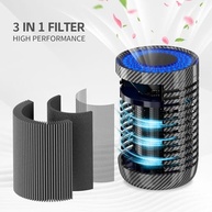 Purificador de Ar para Carro Mini com Filtro HEPA H13 - Ar Puro e Perfumado em Viagens e Escritório - imagem 4