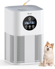 Purificadores de ar para casa grande sala de até 600 pés², purificadores de ar VEWIOR H13 True Hepa para animais de estimação, pelos, fumaça, pólen, 3 velocidades de ventilador, 6 temporizador - imagem 2