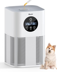 Purificadores de ar para casa grande sala de até 600 pés², purificadores de ar VEWIOR H13 True Hepa para animais de estimação, pelos, fumaça, pólen, 3 velocidades de ventilador, 6 temporizador - imagem 1