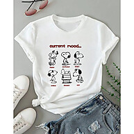 Camiseta Snoopy Yoga Unissex em Algodão Puro - imagem 1