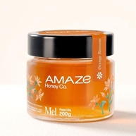 Mel Cru 100% Puro de Flor de Laranjeira Amaze Honey Orange Blossom 200g Sabor Suave e Floral Rico em Nutrientes Sem Processamento - imagem 3