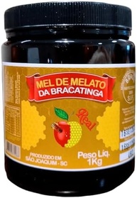 Mel Do Melato Da Bracatinga Puro Selo SIF 1kg - Apiários Real de São Joaquim Serra Catarinense Saboroso Adoçante Natural - imagem 1