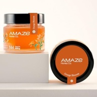 Mel Cru 100% Puro de Flor de Laranjeira Amaze Honey Orange Blossom 200g Sabor Suave e Floral Rico em Nutrientes Sem Processamento - imagem 2