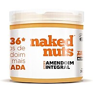 Naked Nuts: Pasta Amendoim Integral 300g - Sabor Puro! - imagem 1