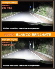 Lâmpadas LED Hyundai Sonata 2002-2010: Brilho 600% Superior, 6500K Branco Puro, Plug and Play (Par) - imagem 3