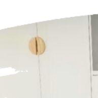 Puxador de Porta de Madeira Natural Redondo P3 Boho Chic – Design Único para Sua Decoração - imagem 1